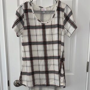 NWOT Medium Plaid Women's Top